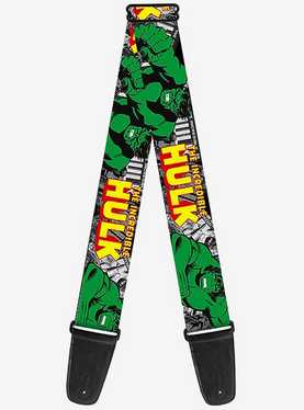 Marvel The Incredible Hulk Action Poses Guitar Strap, , hi-res