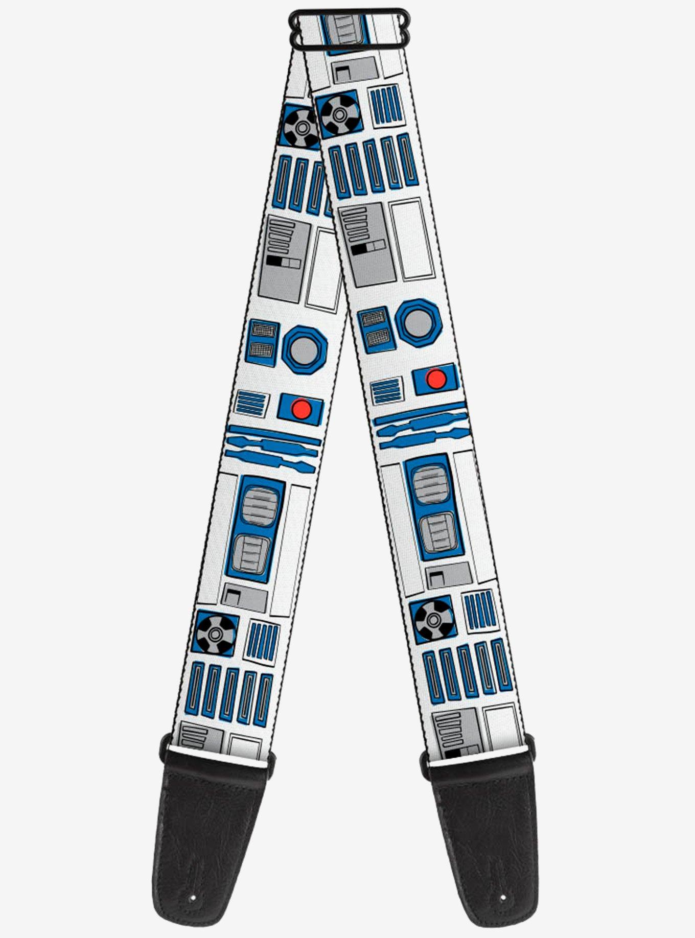 Star Wars R2D2 Bounding Parts Guitar Strap, , hi-res