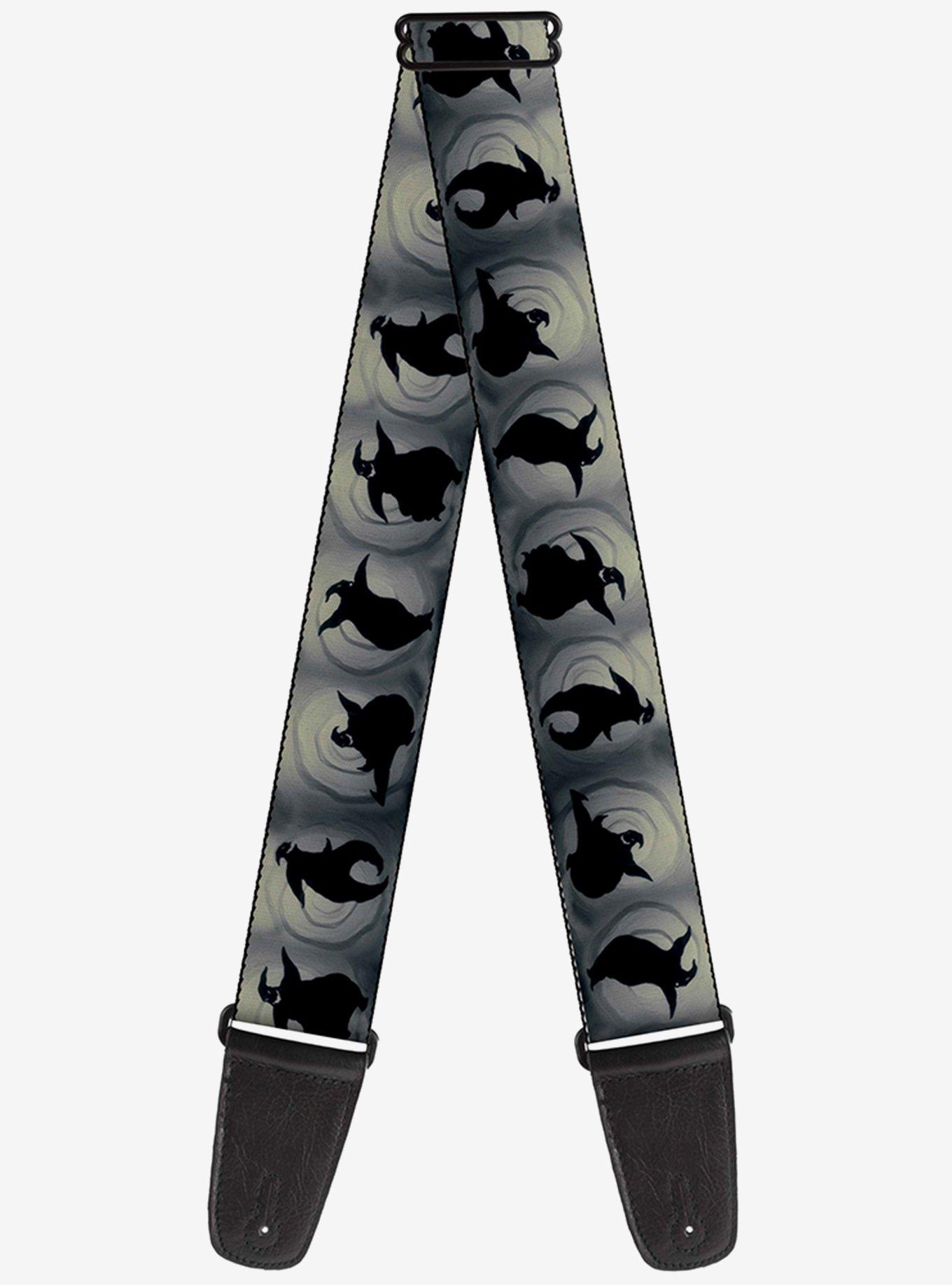 The Nightmare Before Christmas Oogie Boogie Silhouette Guitar Strap, , hi-res