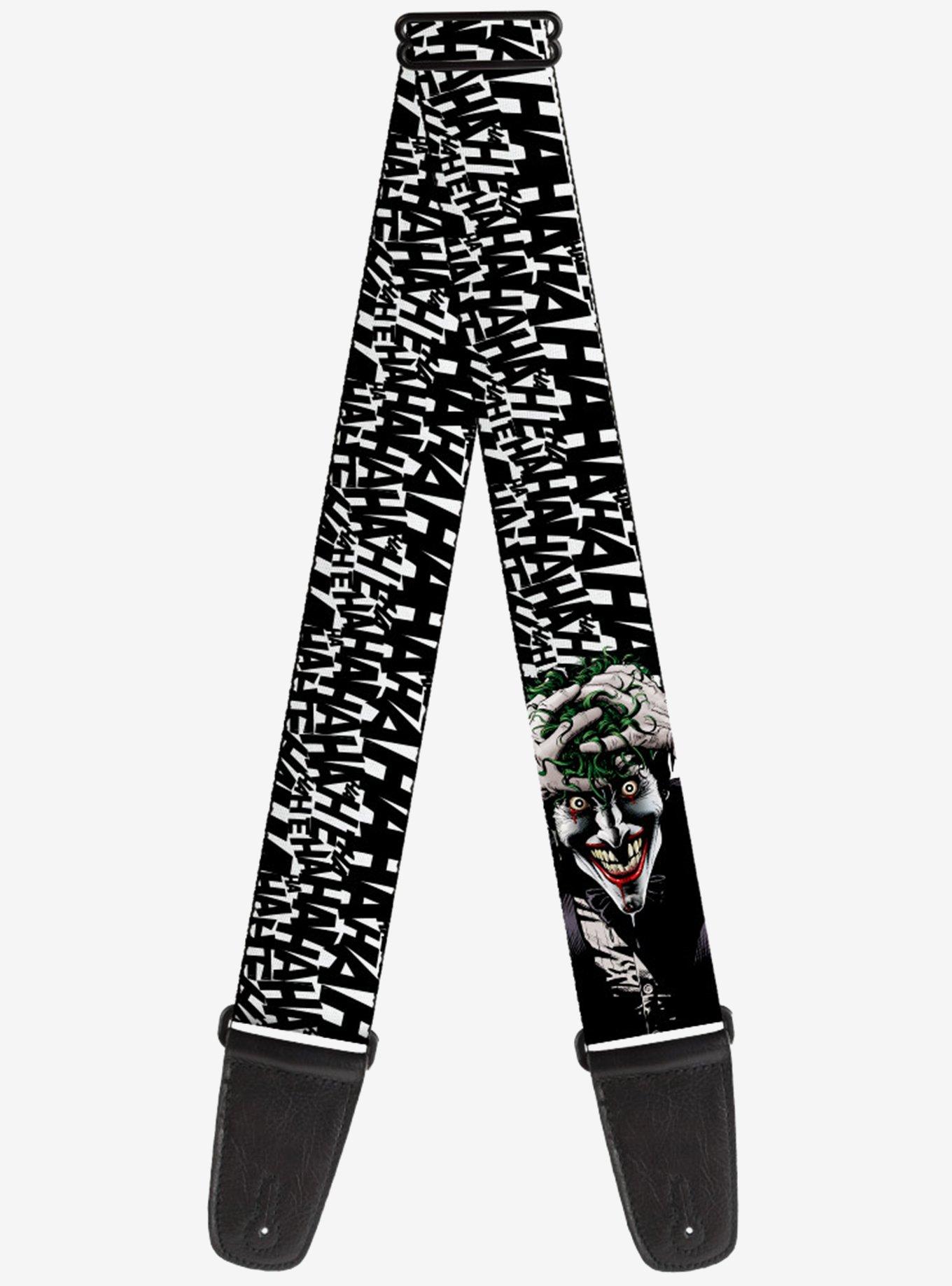 DC Comics Batman Joker The Killing Joke Holding Head Guitar Strap, , hi-res