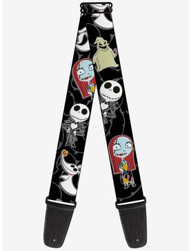 The Nightmare Before Christmas 4 Mini Character Poses Guitar Strap, , hi-res