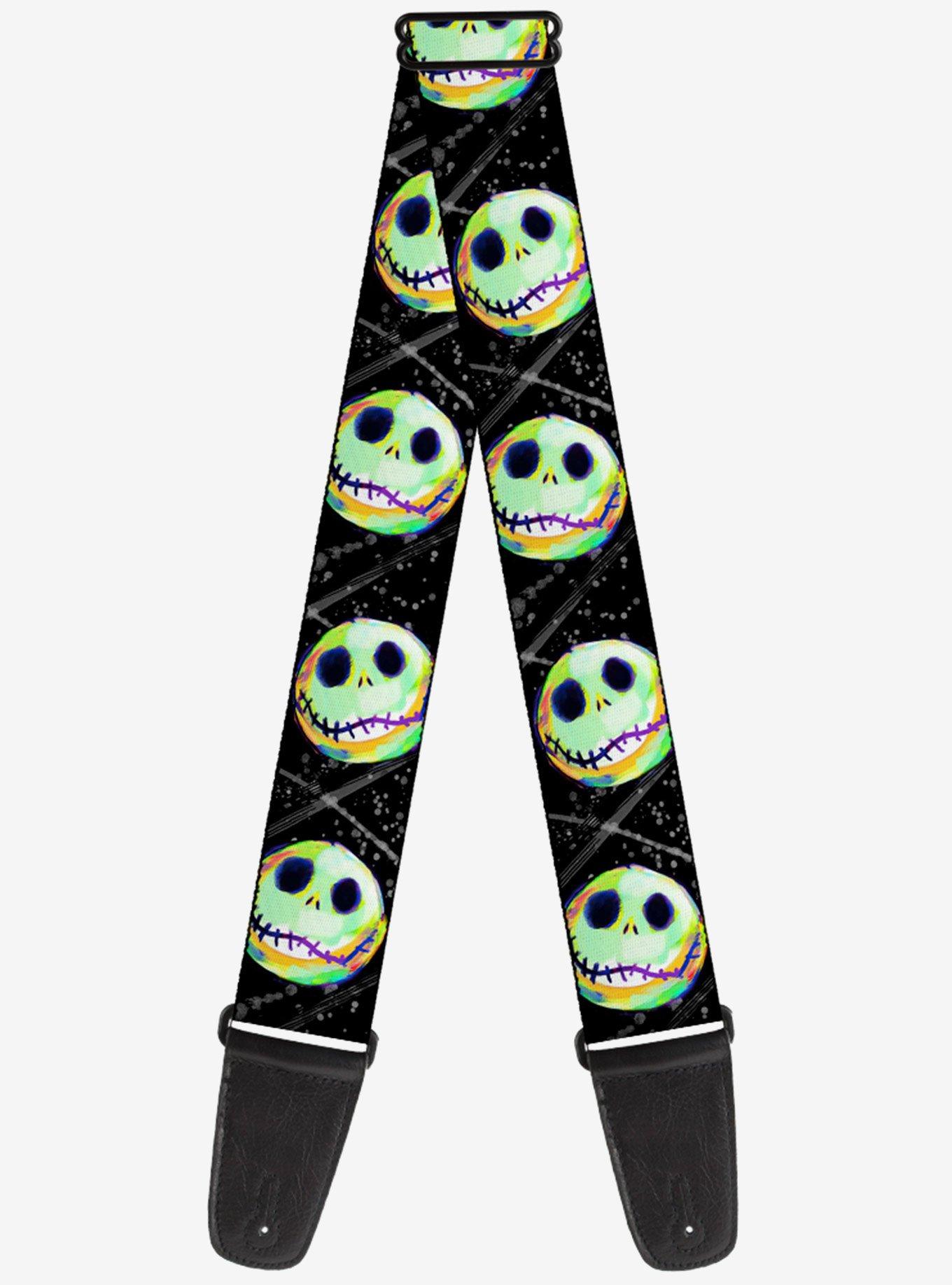 The Nightmare Before Christmas Jack Expression Electric Glow Guitar Strap, , hi-res