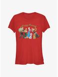 Disney Frozen Harvest Group Girls T-Shirt, RED, hi-res