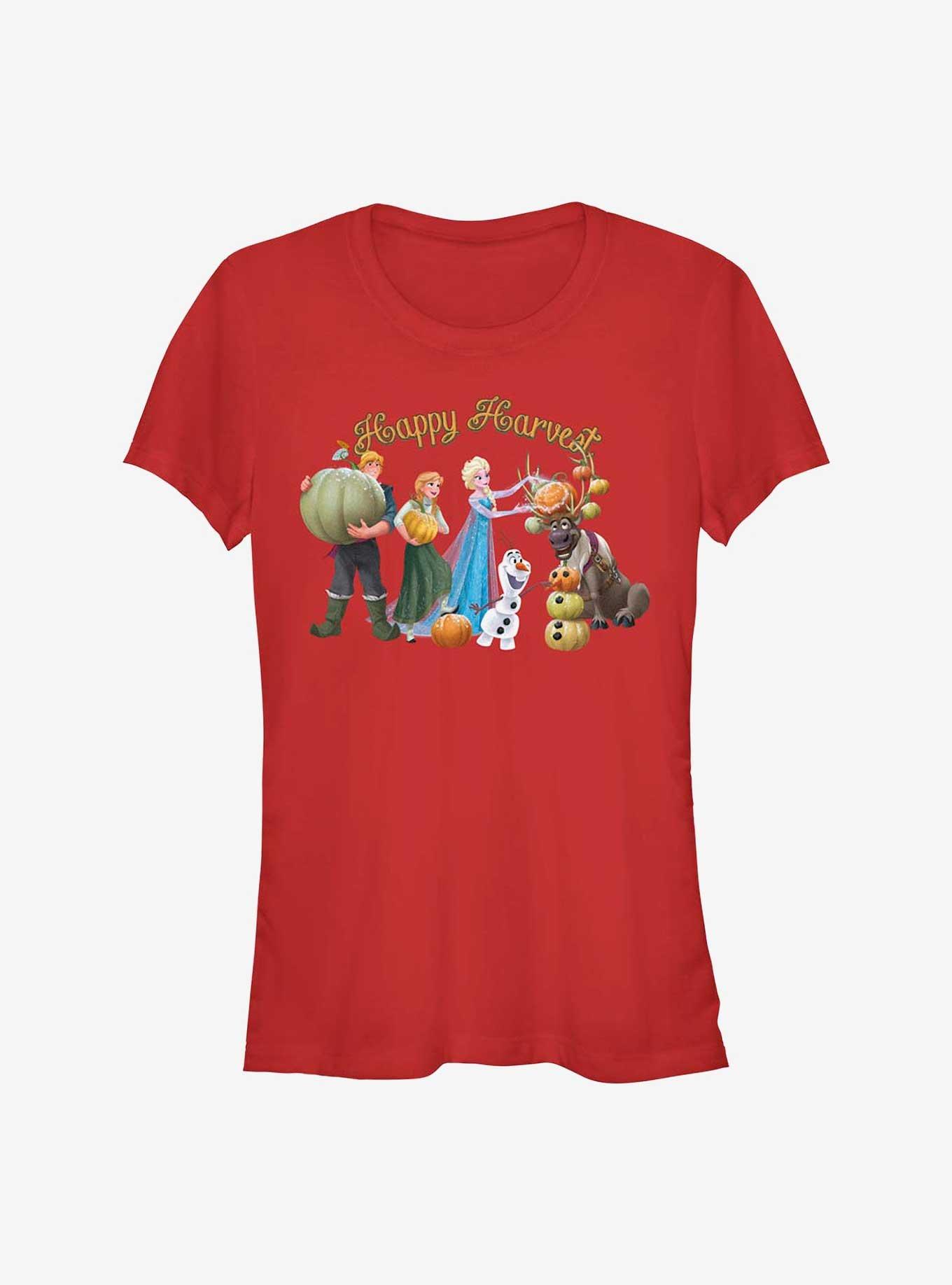 Disney Frozen Harvest Group Girls T-Shirt, RED, hi-res