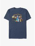 Disney Frozen Harvest Group T-Shirt, NAVY HTR, hi-res