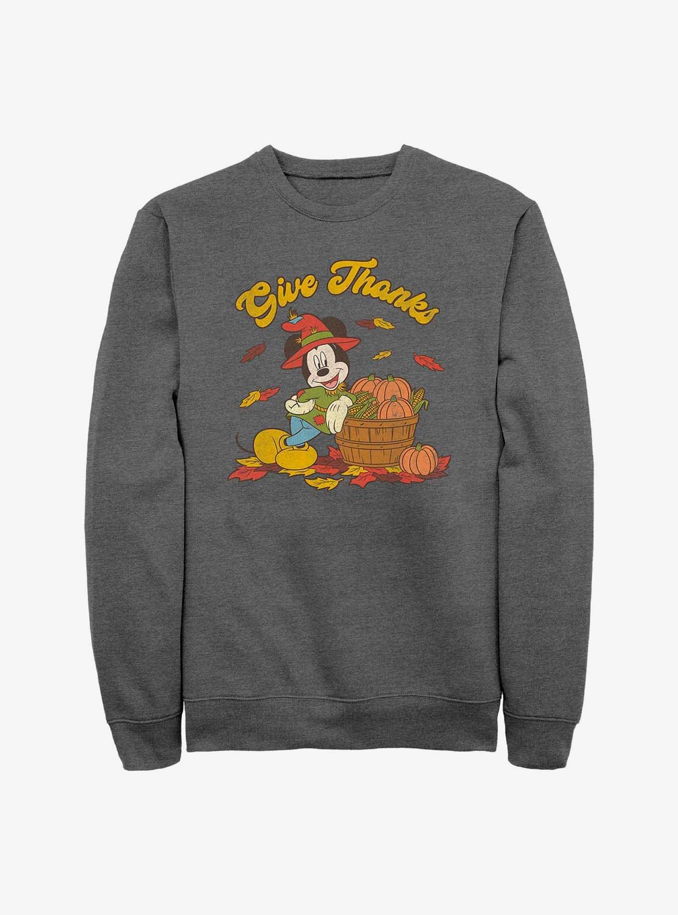 Disney Mickey Mouse Thankful Mouse Sweatshirt