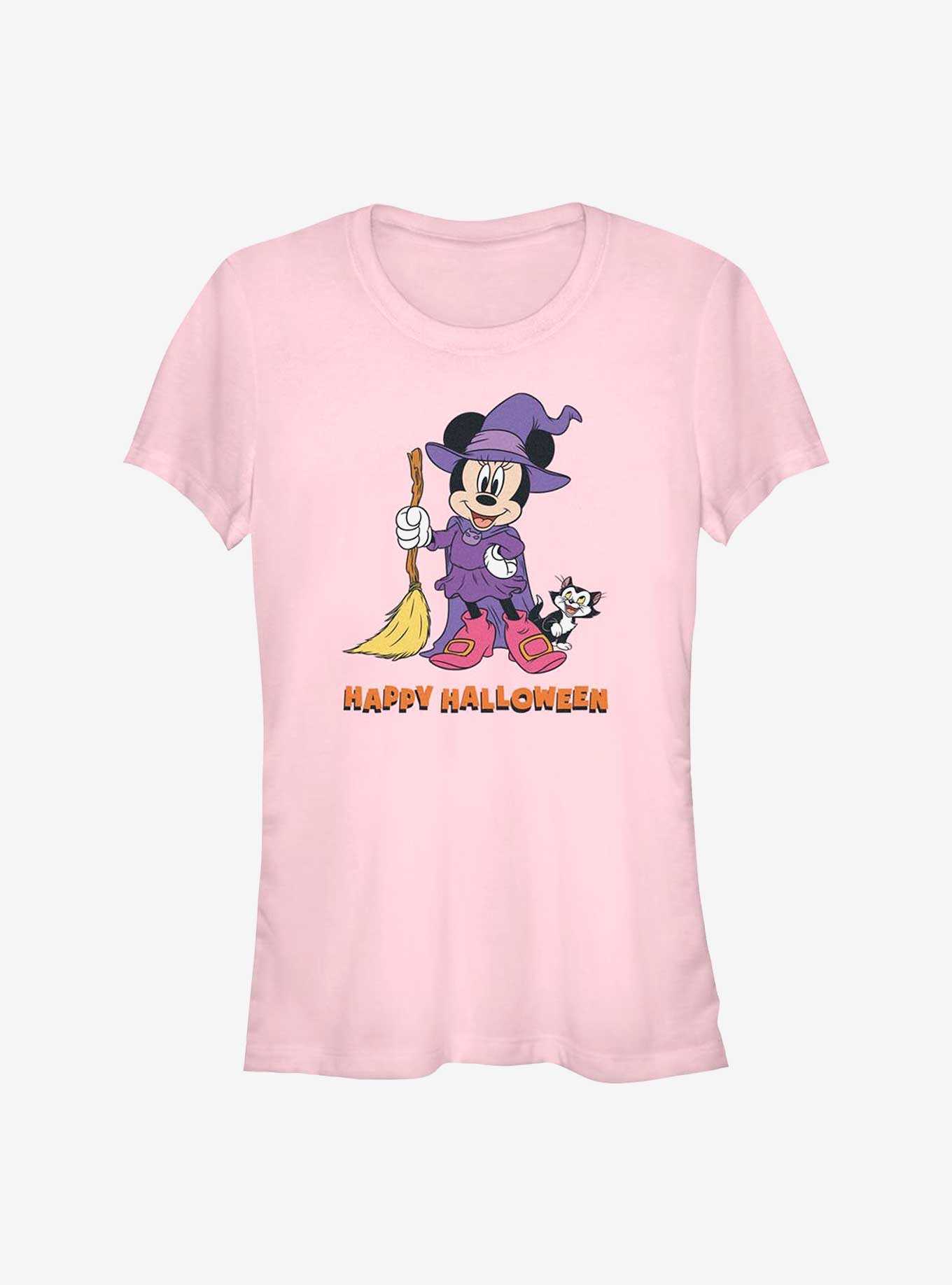 Disney Minnie Mouse Happy Halloween Witch Girls T-Shirt, , hi-res