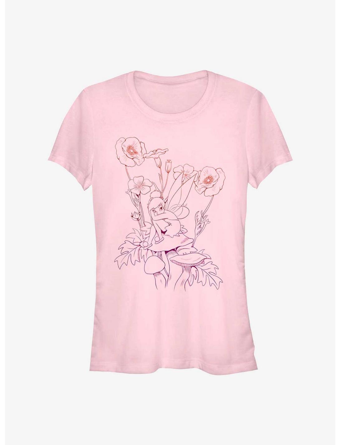 Disney Tinker Bell Fall Mushroom Girls T-Shirt, LIGHT PINK, hi-res