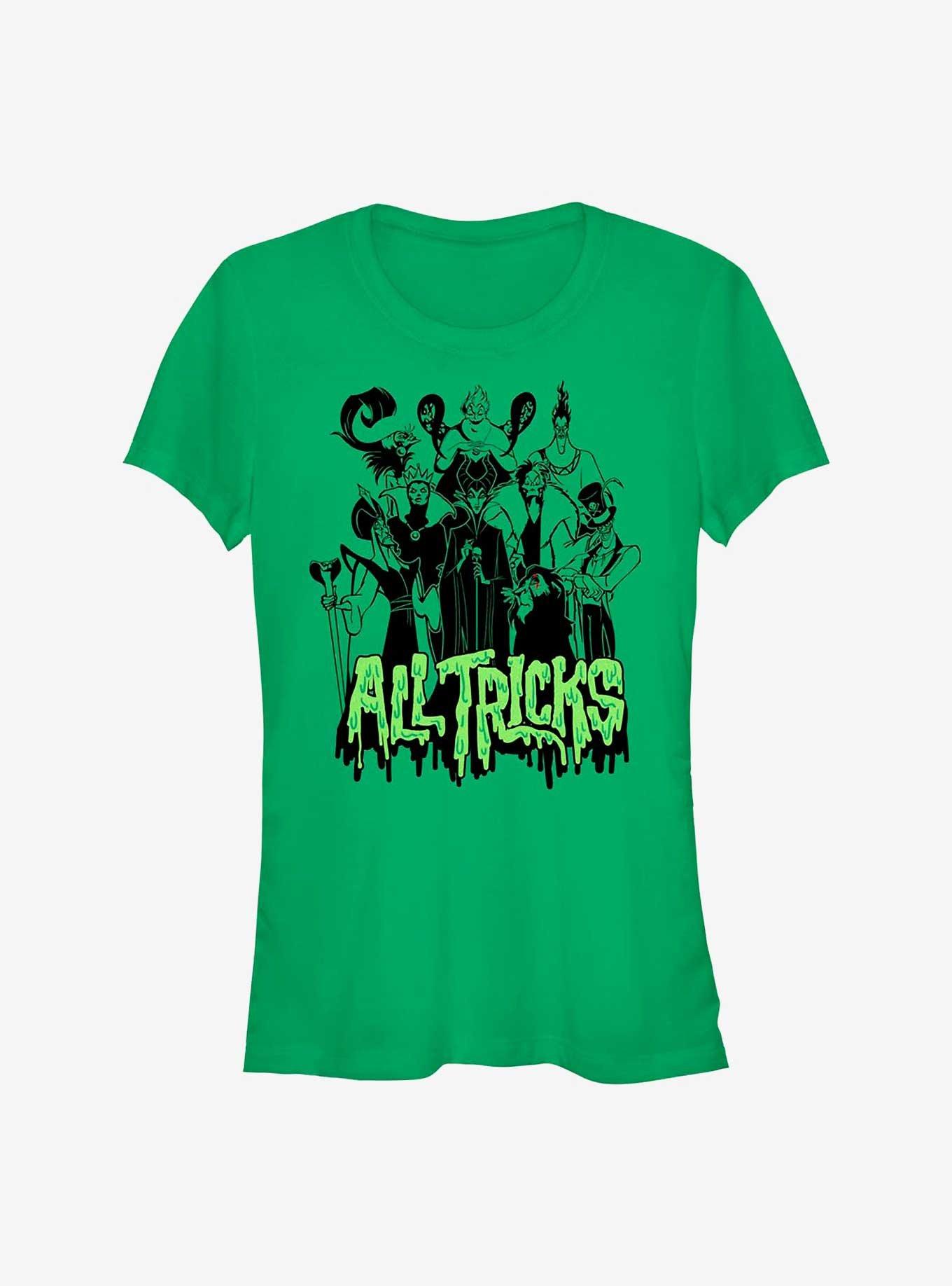 Disney Villains All Tricks Girls T-Shirt