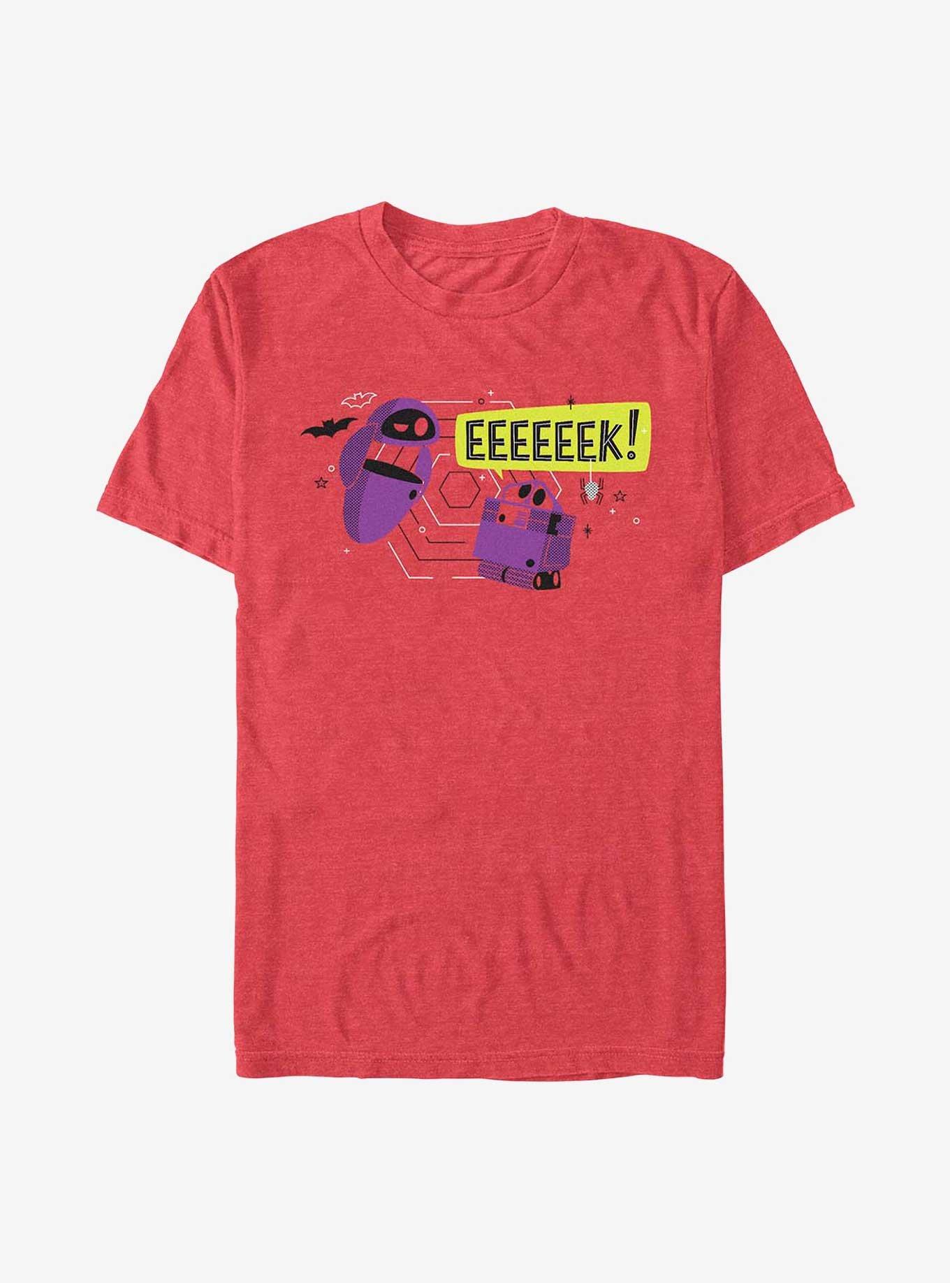 Disney Pixar Wall-E Scared Wall-E T-Shirt, RED HTR, hi-res