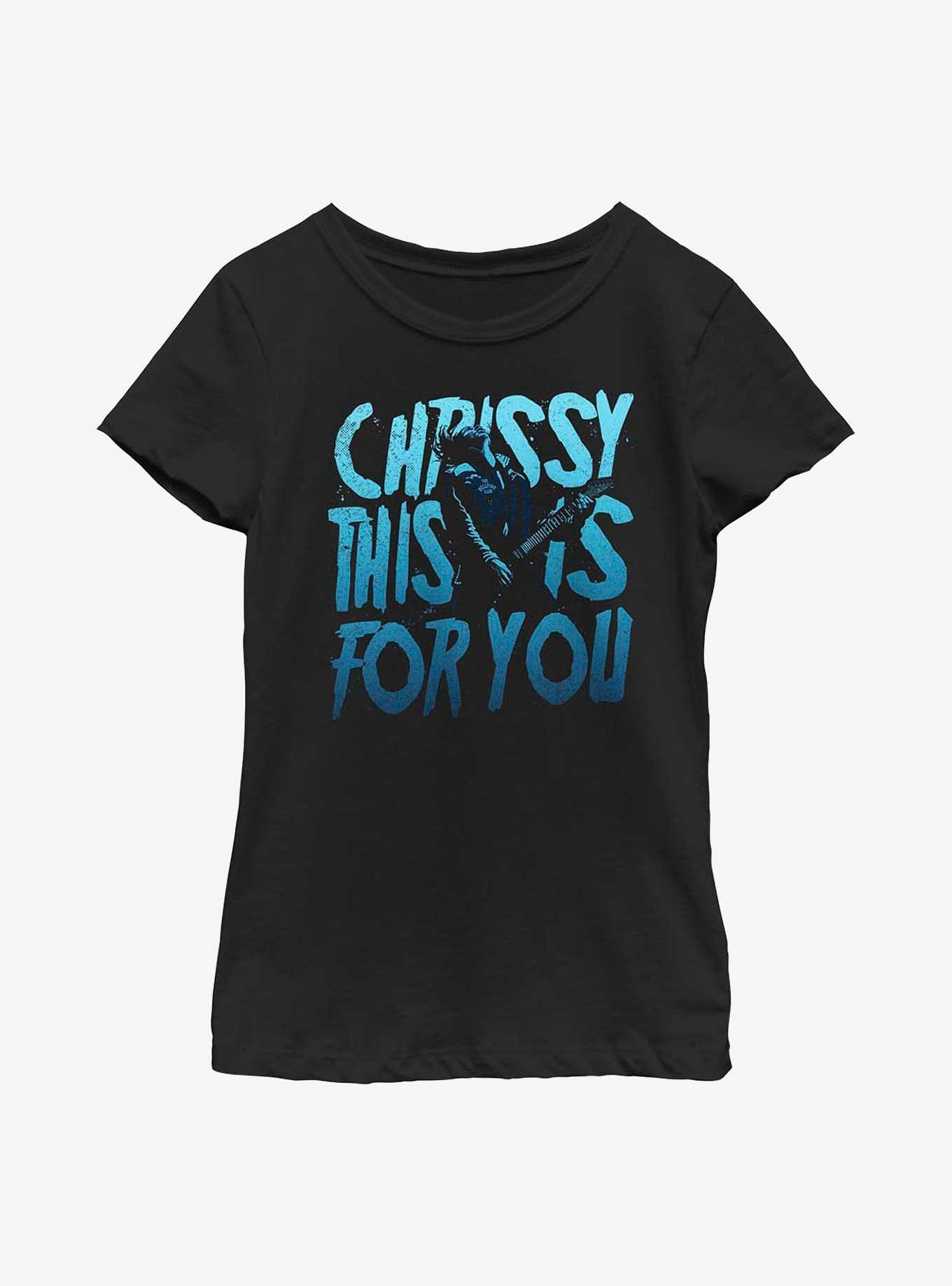 Stranger Things Chrissy This Is For You Youth Girls T-Shirt, , hi-res