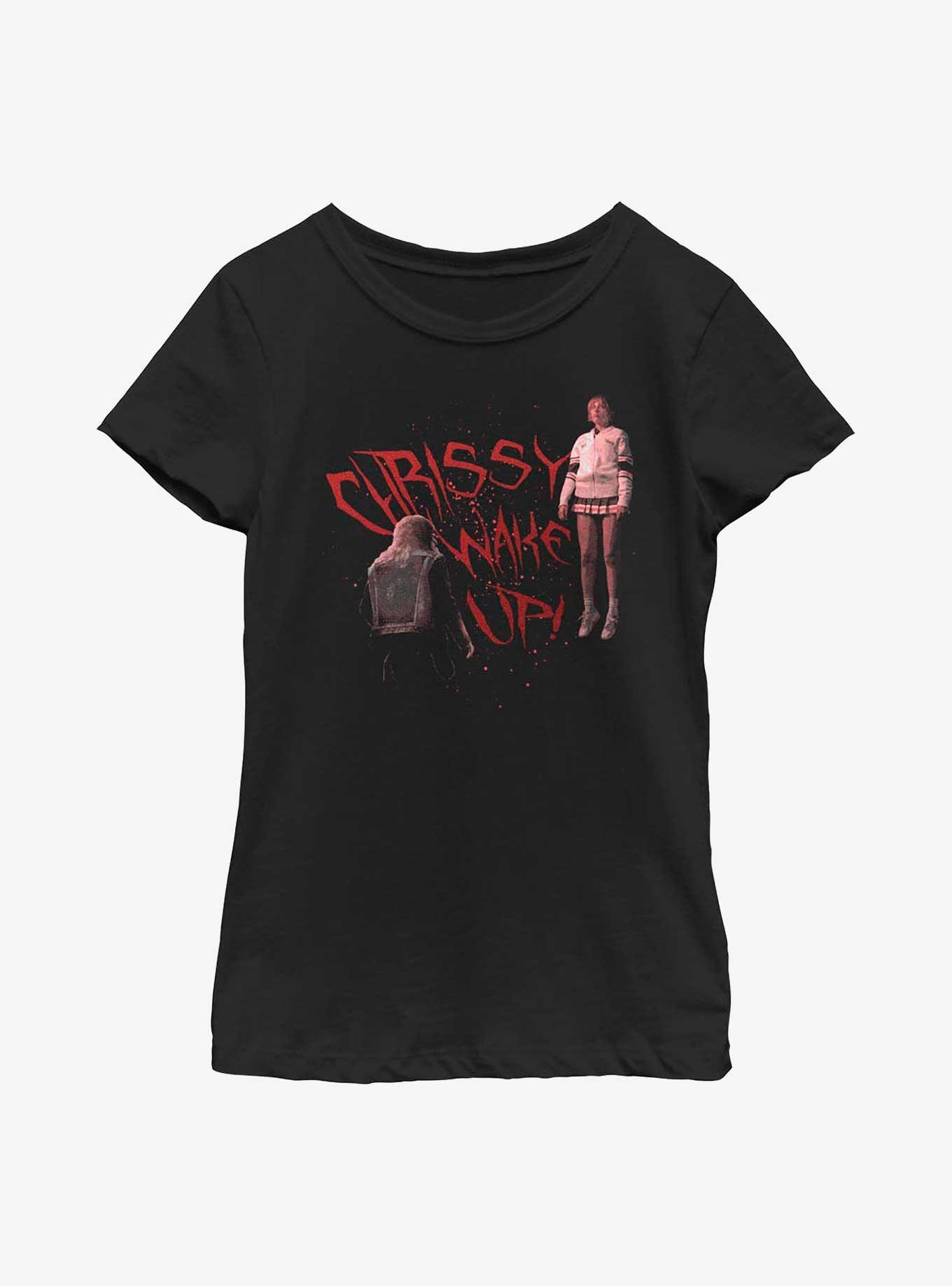 Stranger Things Chrissy Wake Up! Youth Girls T-Shirt, , hi-res