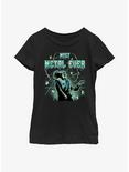 Stranger Things Eddie Munson Most Metal Ever Youth Girls T-Shirt, BLACK, hi-res