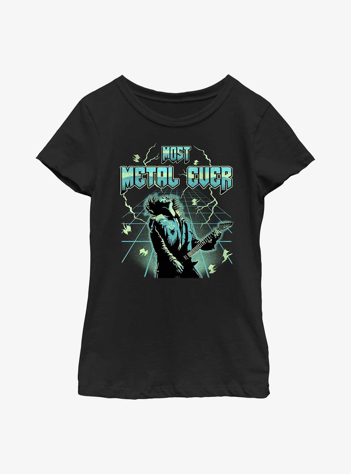 Stranger Things Eddie Munson Most Metal Ever Youth Girls T-Shirt, , hi-res