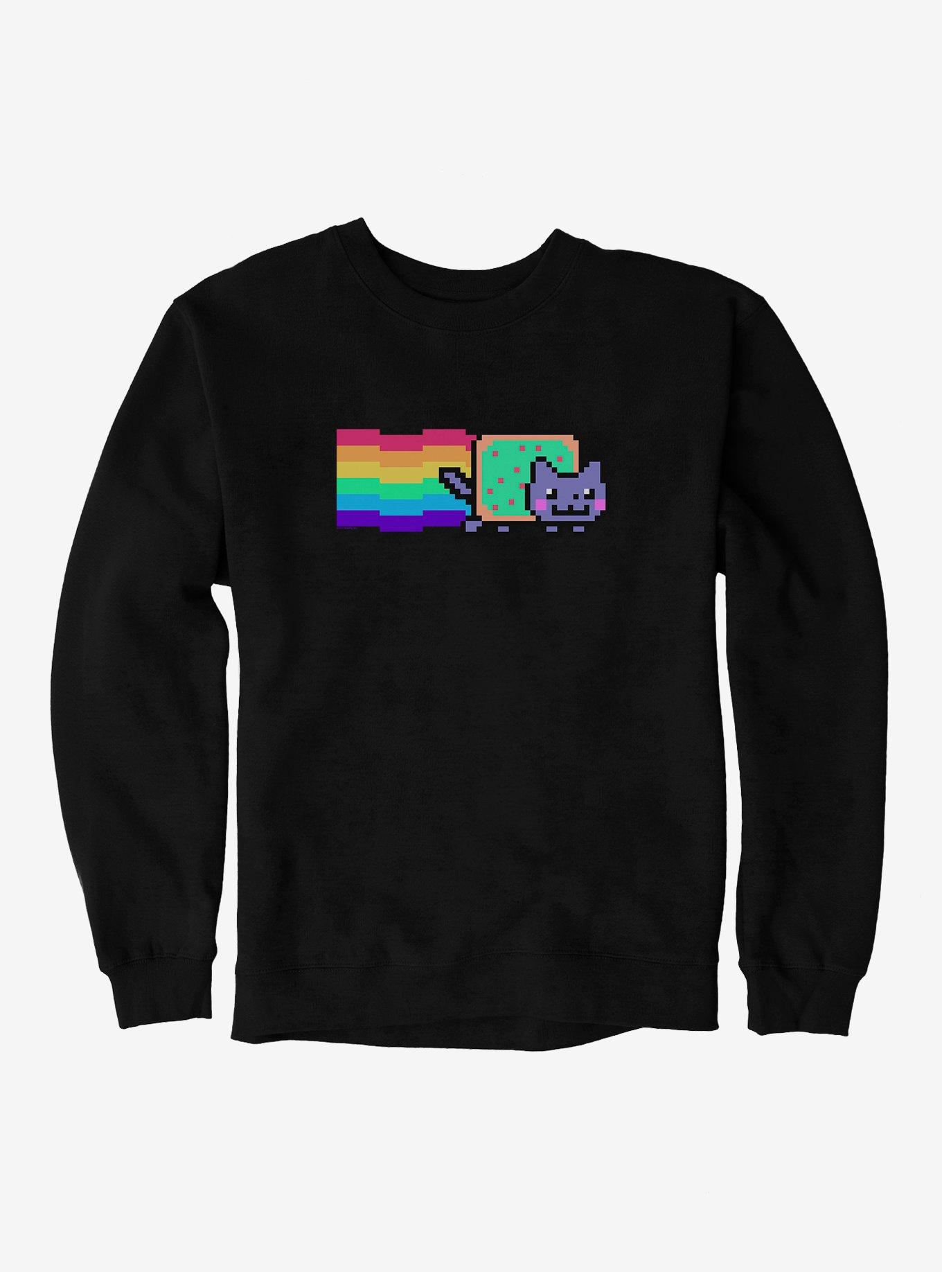 Nyan Cat Vaporwave Sweatshirt, , hi-res