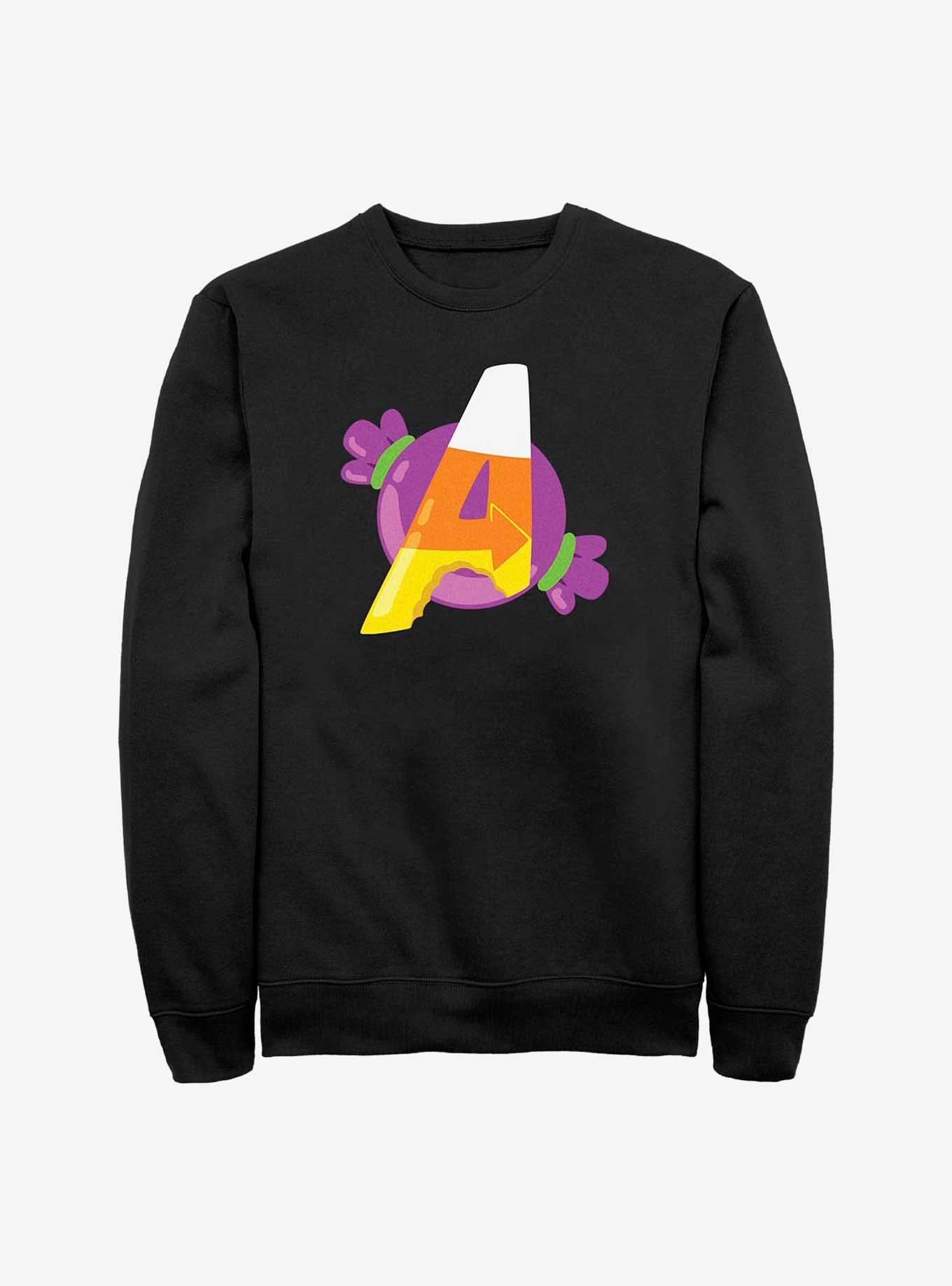 Marvel Avengers Candy Logo Sweatshirt, BLACK, hi-res