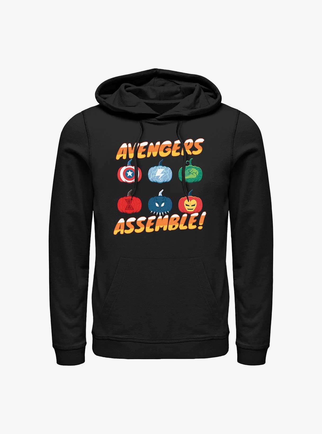 Marvel Avengers Pumpkins Assemble Hoodie, BLACK, hi-res