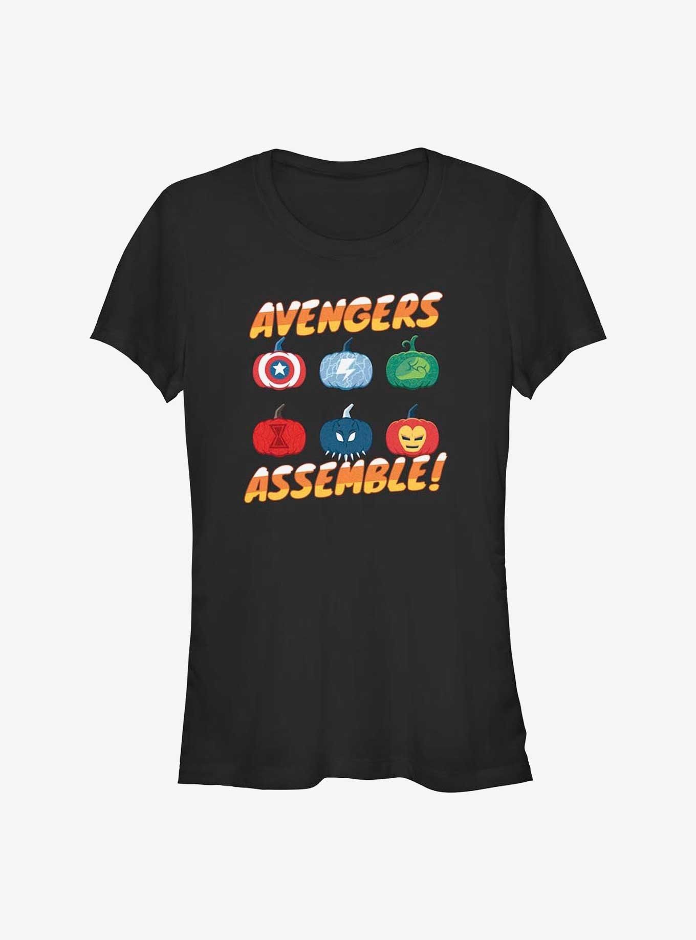 Marvel Avengers Pumpkins Assemble Girls T-Shirt, , hi-res