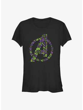 Marvel Avengers Spooky Logo Girls T-Shirt, , hi-res