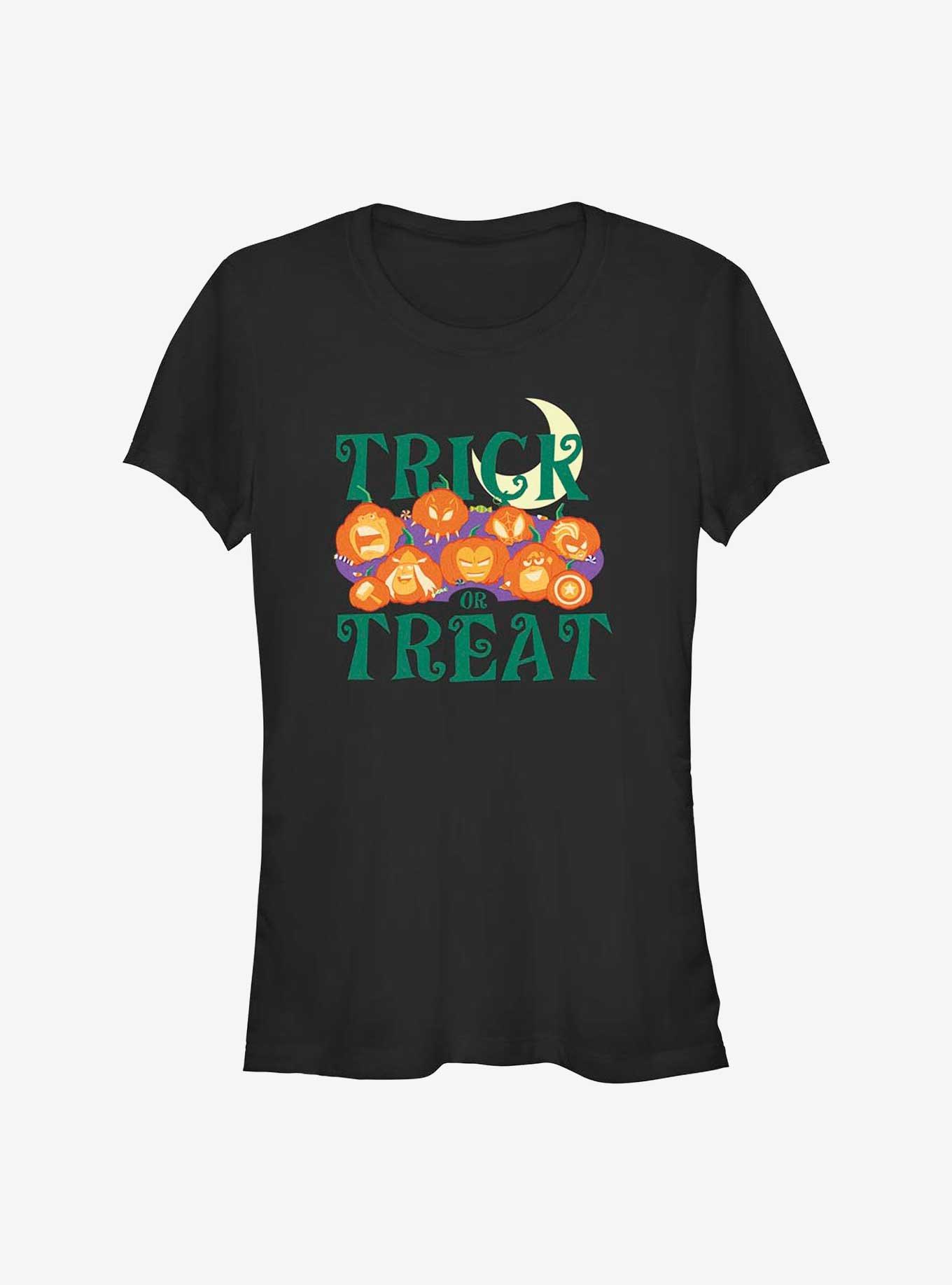 Marvel Avengers Trick-Or-Treat Girls T-Shirt, BLACK, hi-res