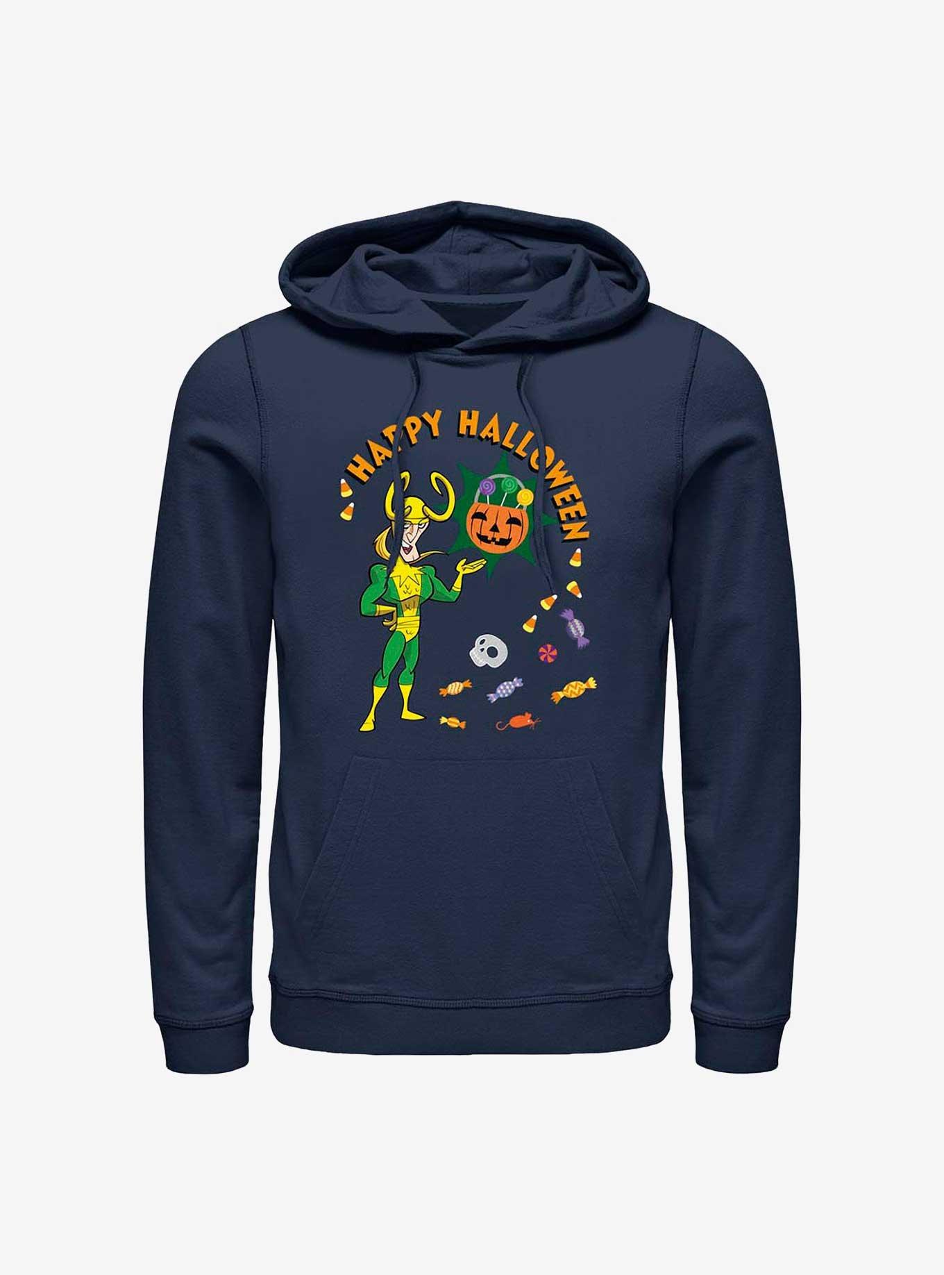 Marvel Loki Happy Halloween Hoodie, NAVY, hi-res