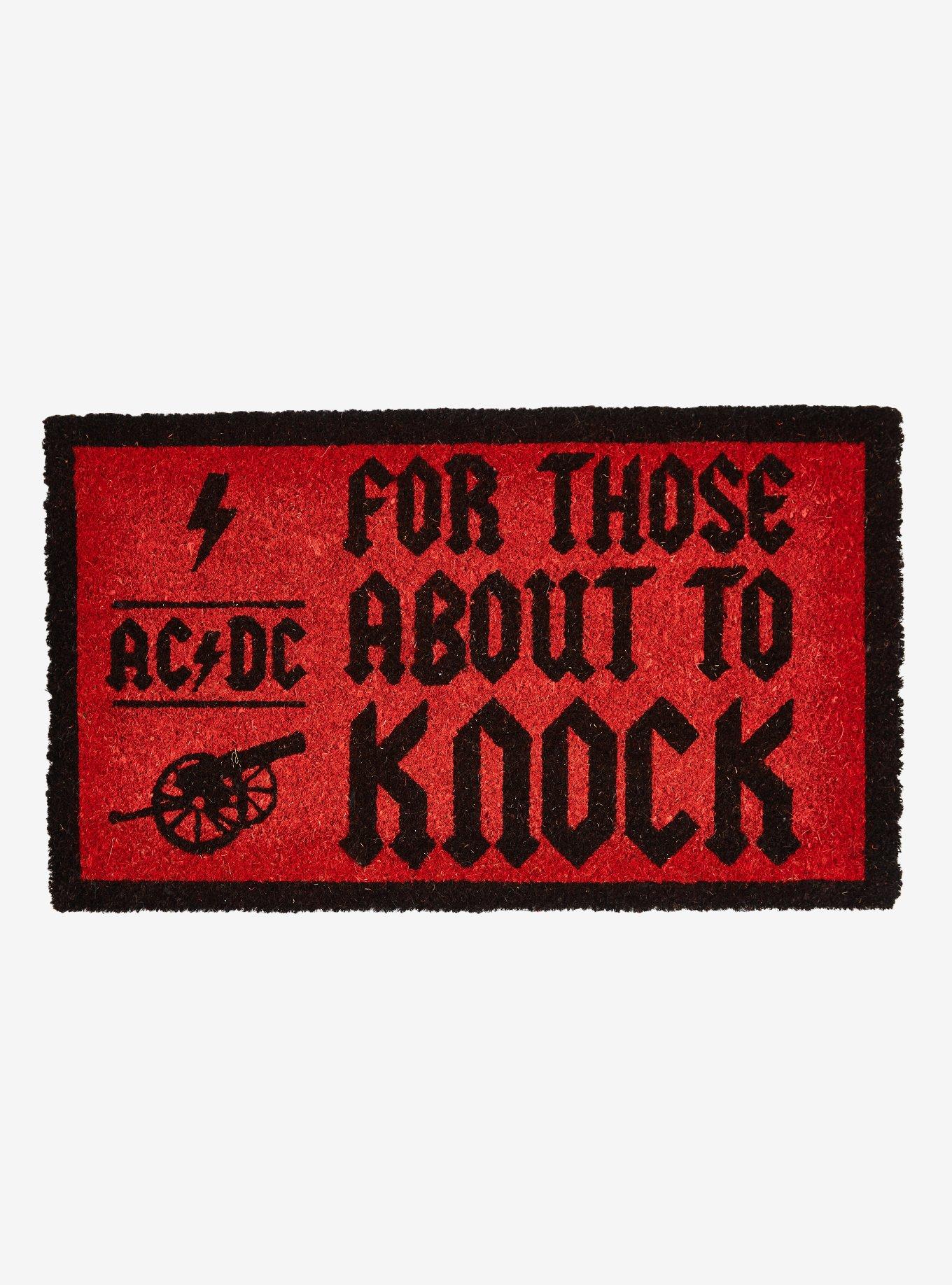 AC/DC For Those About To Knock Doormat | Hot Topic