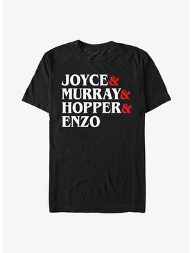 Stranger Things Joyce & Murray & Hopper & Enzo T-Shirt, , hi-res