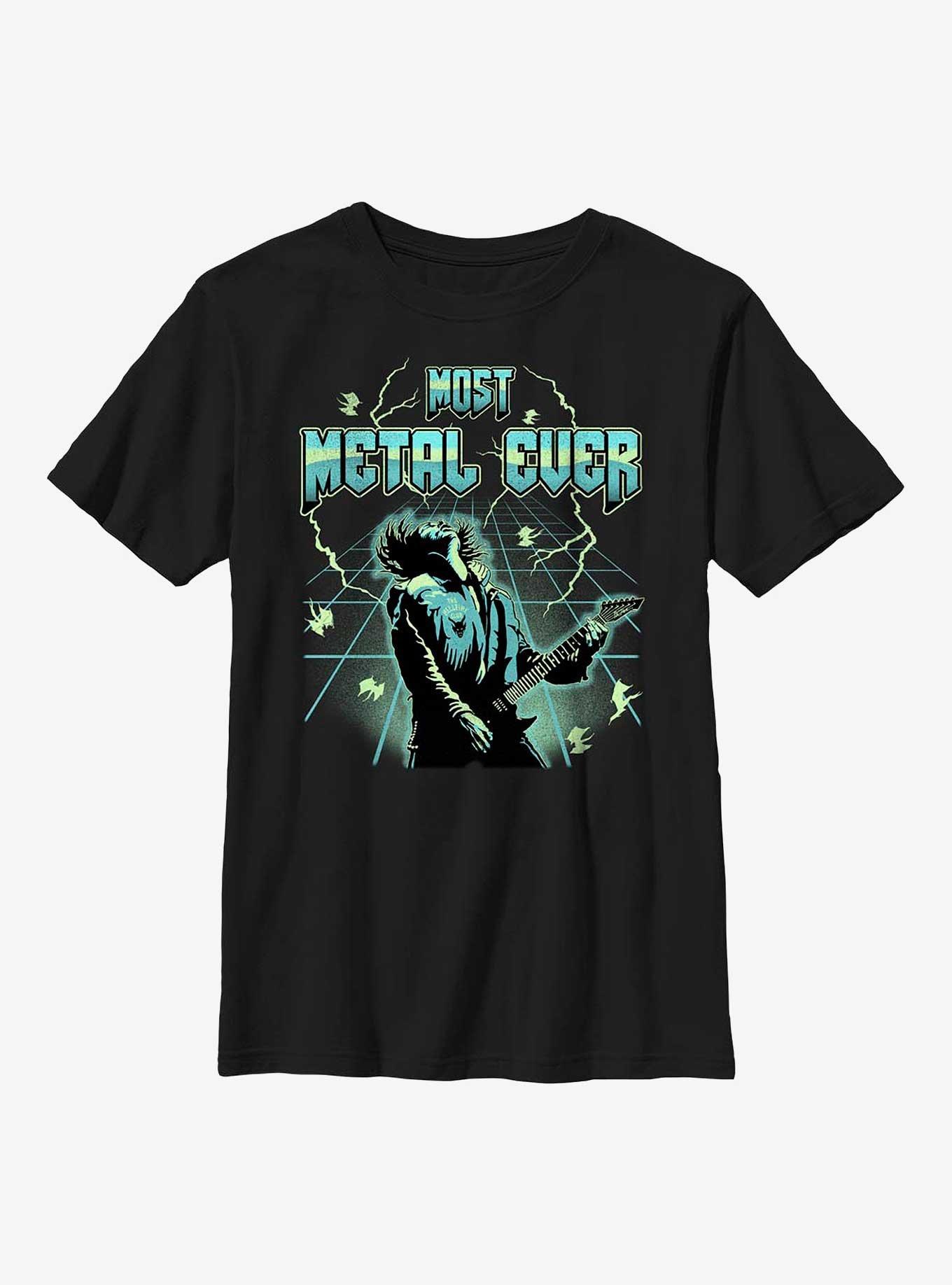 Stranger Things Eddie Munson Most Metal Ever Youth T-Shirt, , hi-res