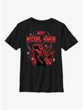 Stranger Things Eddie Munson Most Metal Ever In The Upside DownYouth T-Shirt, BLACK, hi-res