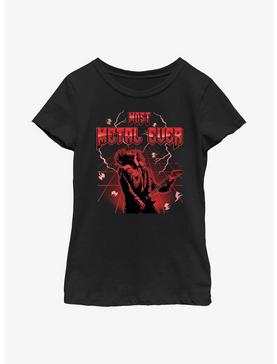 Stranger Things Eddie Munson Most Metal Ever In The Upside DownYouth Girls T-Shirt, , hi-res