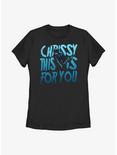 Stranger Things Chrissy This Is For You Womens T-Shirt, BLACK, hi-res