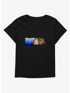 Nyan Cat Fiesta Dog Womens T-Shirt Plus Size, , hi-res