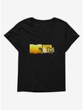 Nyan Cat Gold Womens T-Shirt Plus Size, , hi-res
