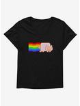 Nyan Cat Radiant Womens T-Shirt Plus Size, , hi-res