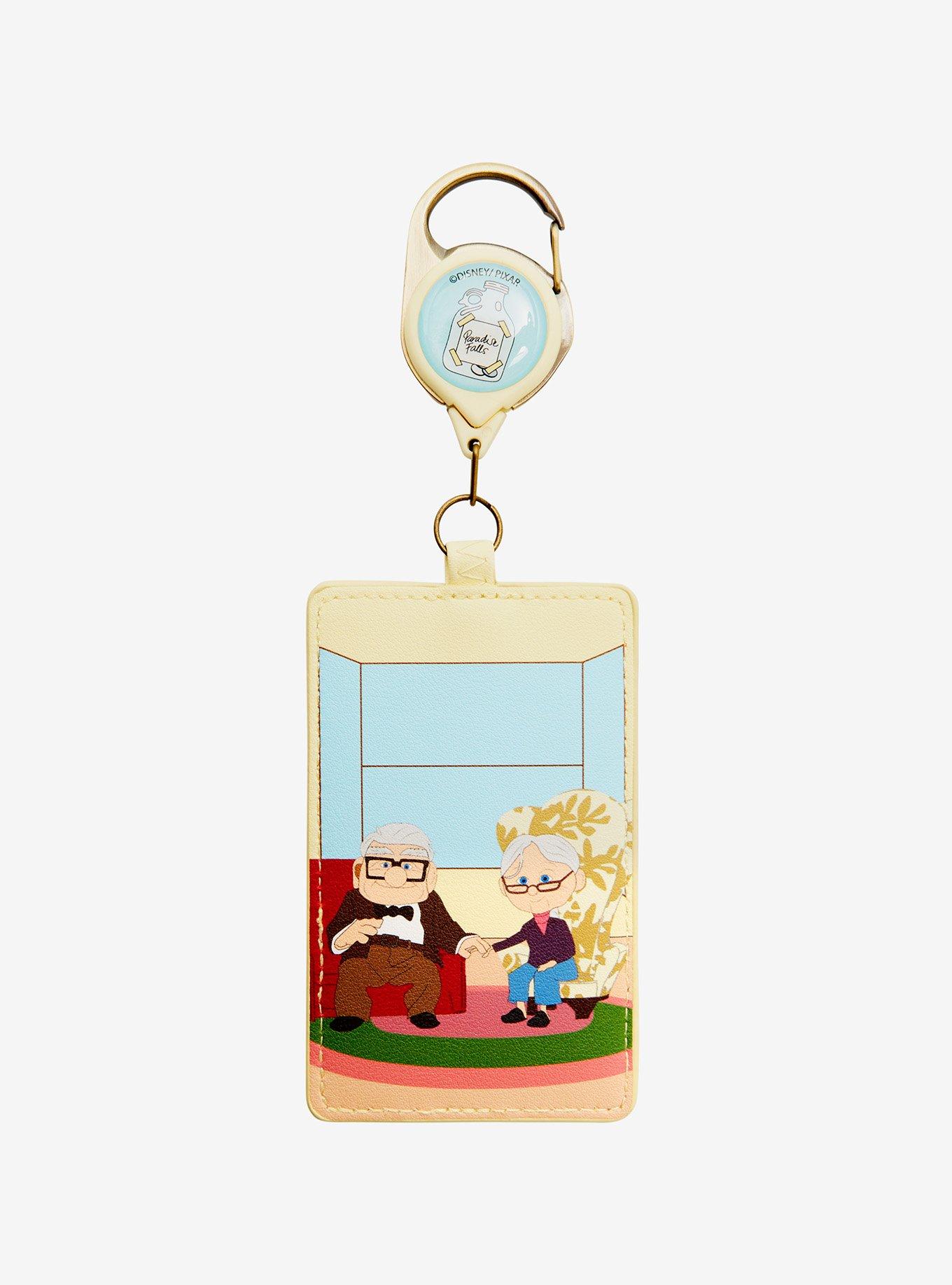 Loungefly Disney Pixar Up Carl & Ellie Retractable Lanyard - BoxLunch Exclusive, , hi-res