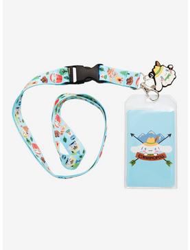 Loungefly Sanrio Cinnamoroll Camping Character Allover Print Lanyard - BoxLunch Exclusive, , hi-res