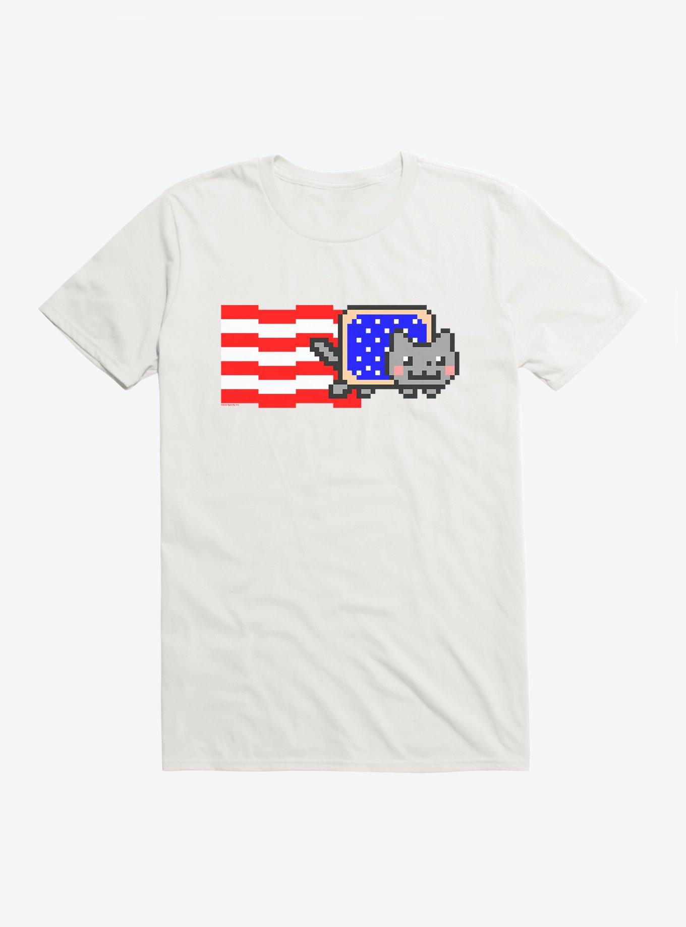 Nyan Cat American Flag Shirt