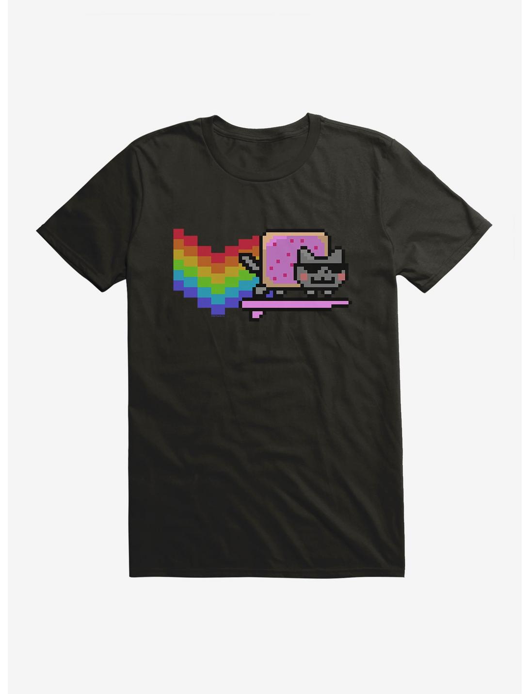 Nyan Cat Surfing T-Shirt, , hi-res