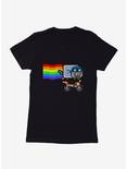 Nyan Cat Biker Womens T-Shirt, , hi-res