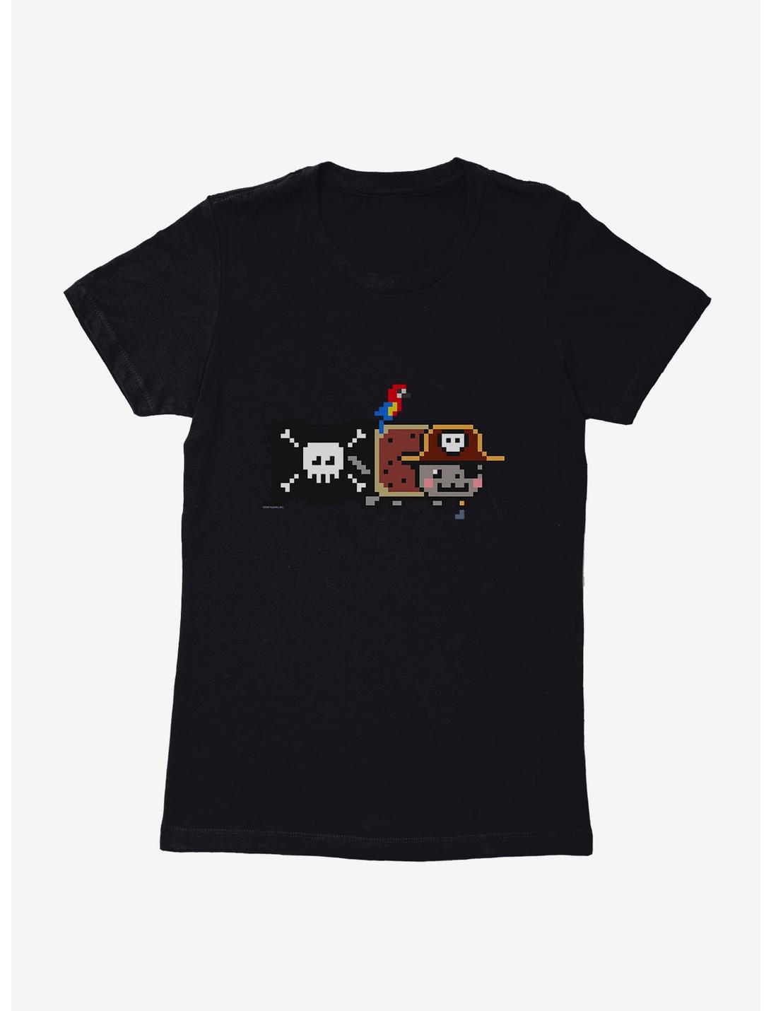 Nyan Cat Pirate Womens T-Shirt, , hi-res