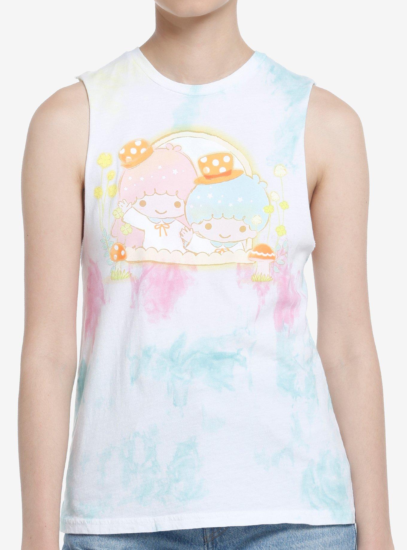 Little Twin Stars Mushroom Tie-Dye Girls Muscle Tank Top, MULTI, hi-res