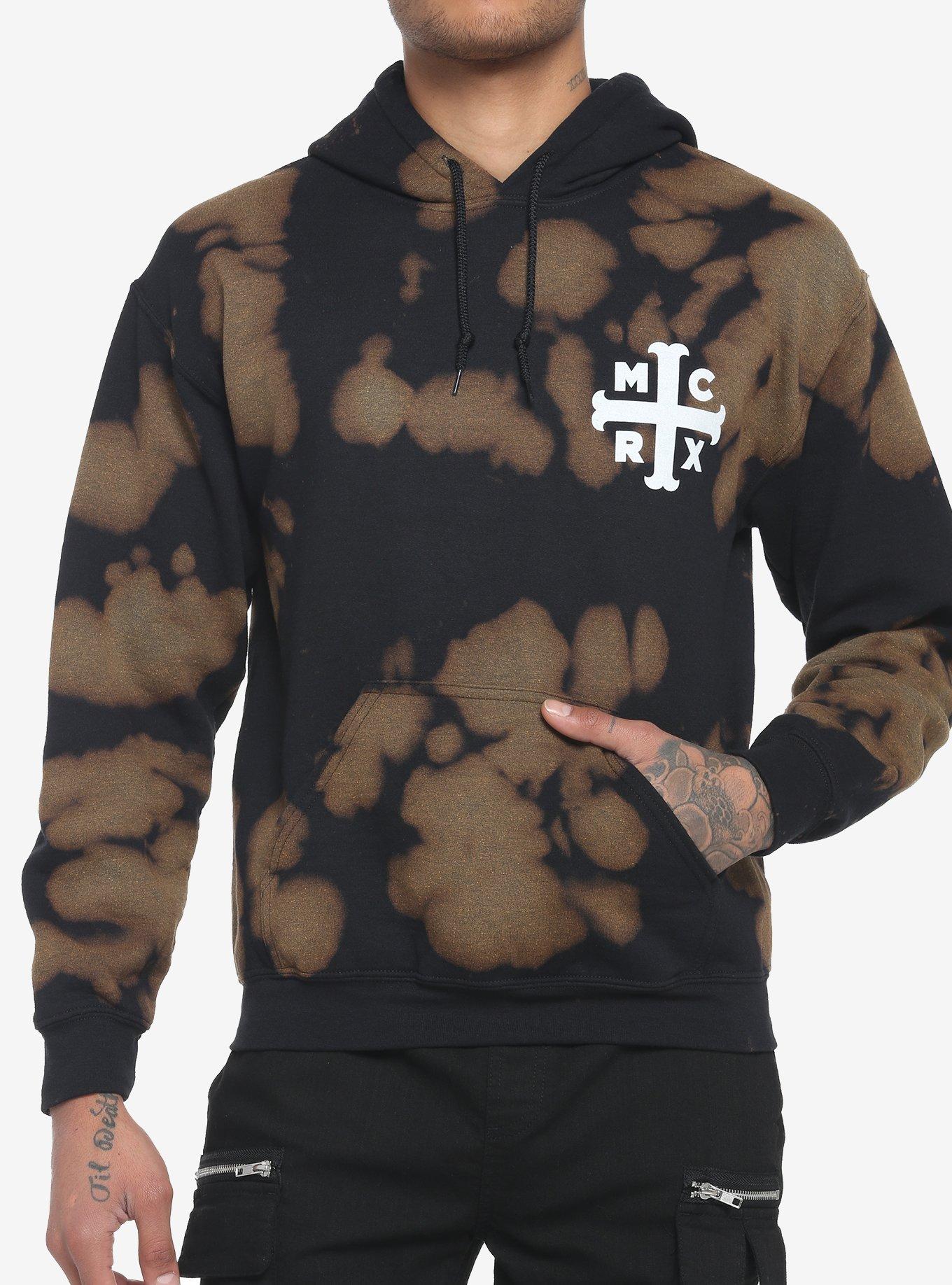 My Chemical Romance Coffin Tie-Dye Hoodie, MULTI, hi-res