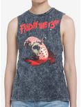 Friday The 13th Jason's Mask Girls Muscle Tank Top, MULTI, hi-res