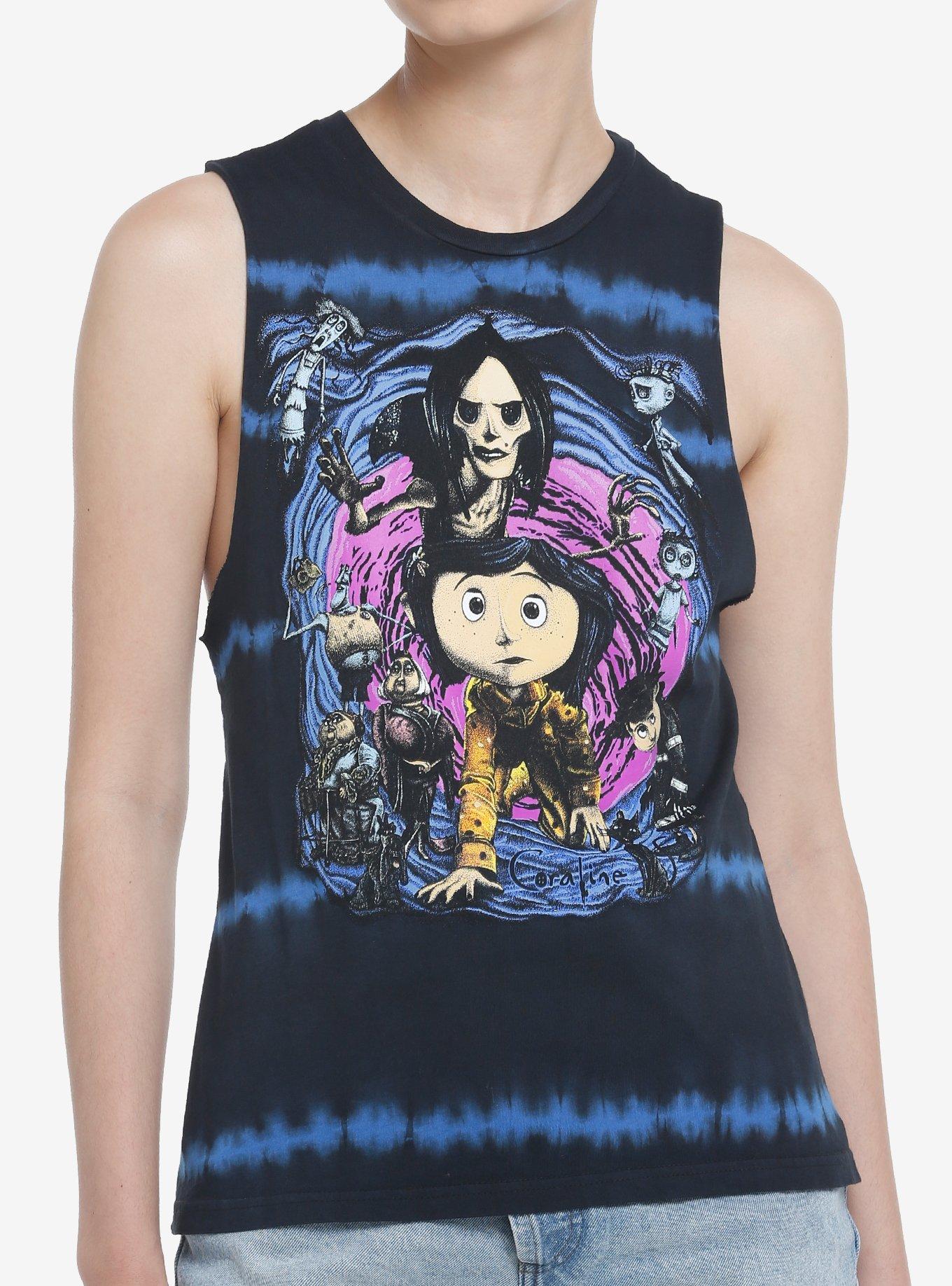 Coraline Tie-Dye Girls Muscle Tank Top, , hi-res