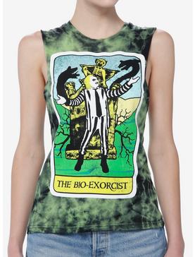 Plus Size Beetlejuice Bio-Exorcist Tarot Card Tie-Dye Girls Muscle Tank Top, , hi-res