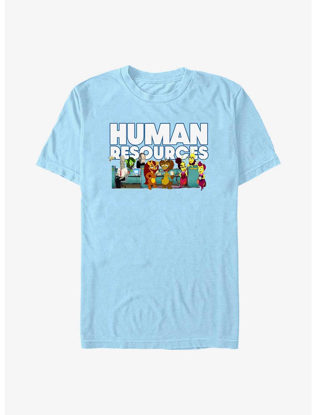 Human Resources Group Shot T-Shirt, LT BLUE, hi-res