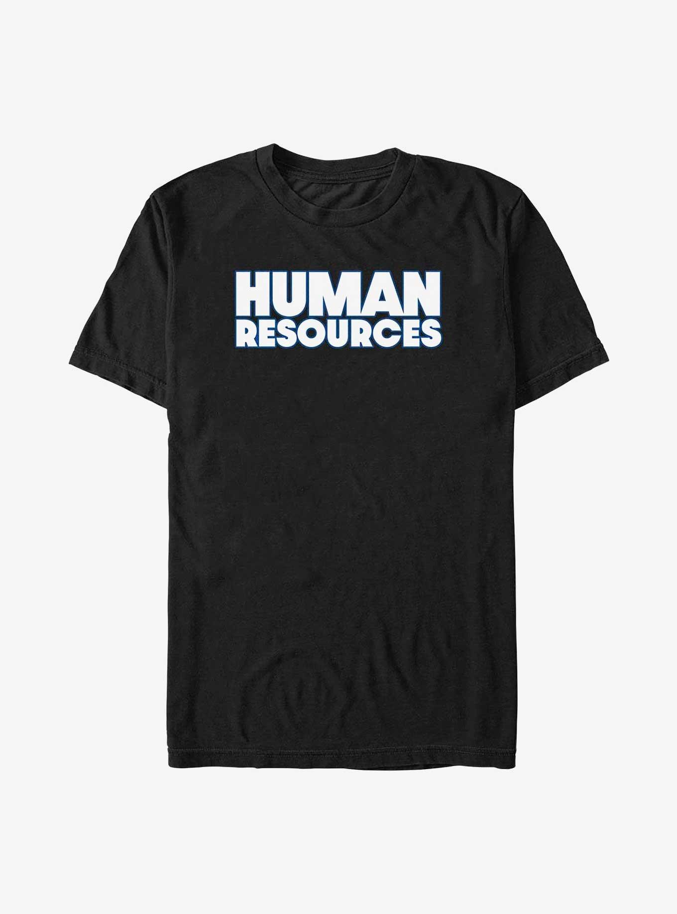 Human Resources Logo T-Shirt, BLACK, hi-res