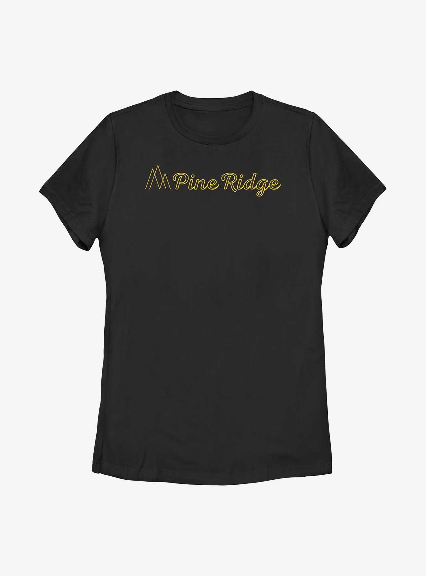 The Adam Project Pine Ridge Logo Womens T-Shirt, BLACK, hi-res