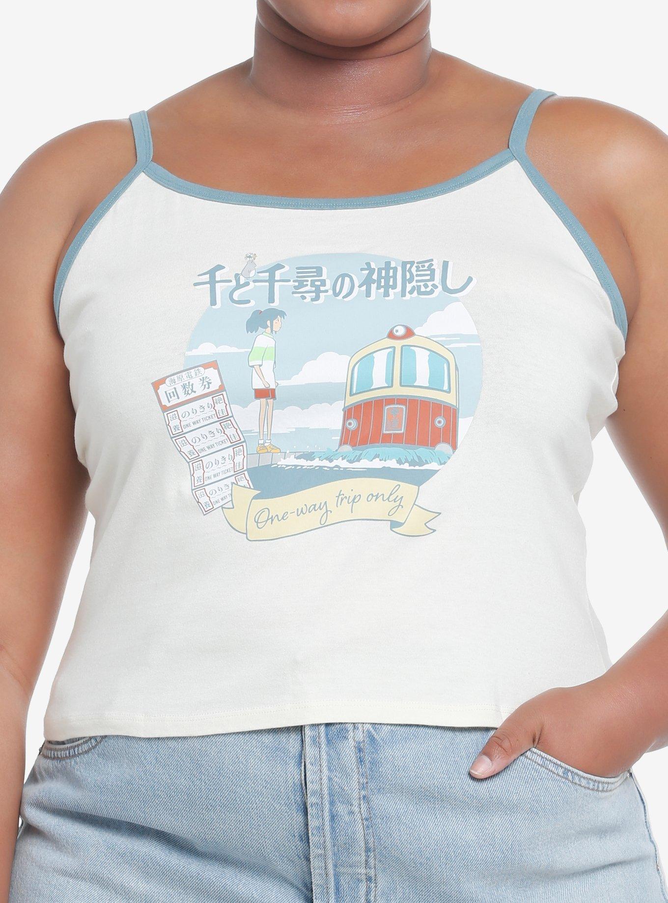 Studio Ghibli Spirited Away Sea Railway Girls Cami Plus Size, MULTI, hi-res