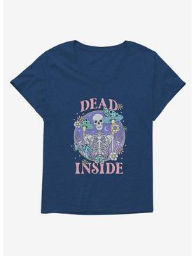 Dead Inside Skeleton Girls T-Shirt Plus Size, , hi-res